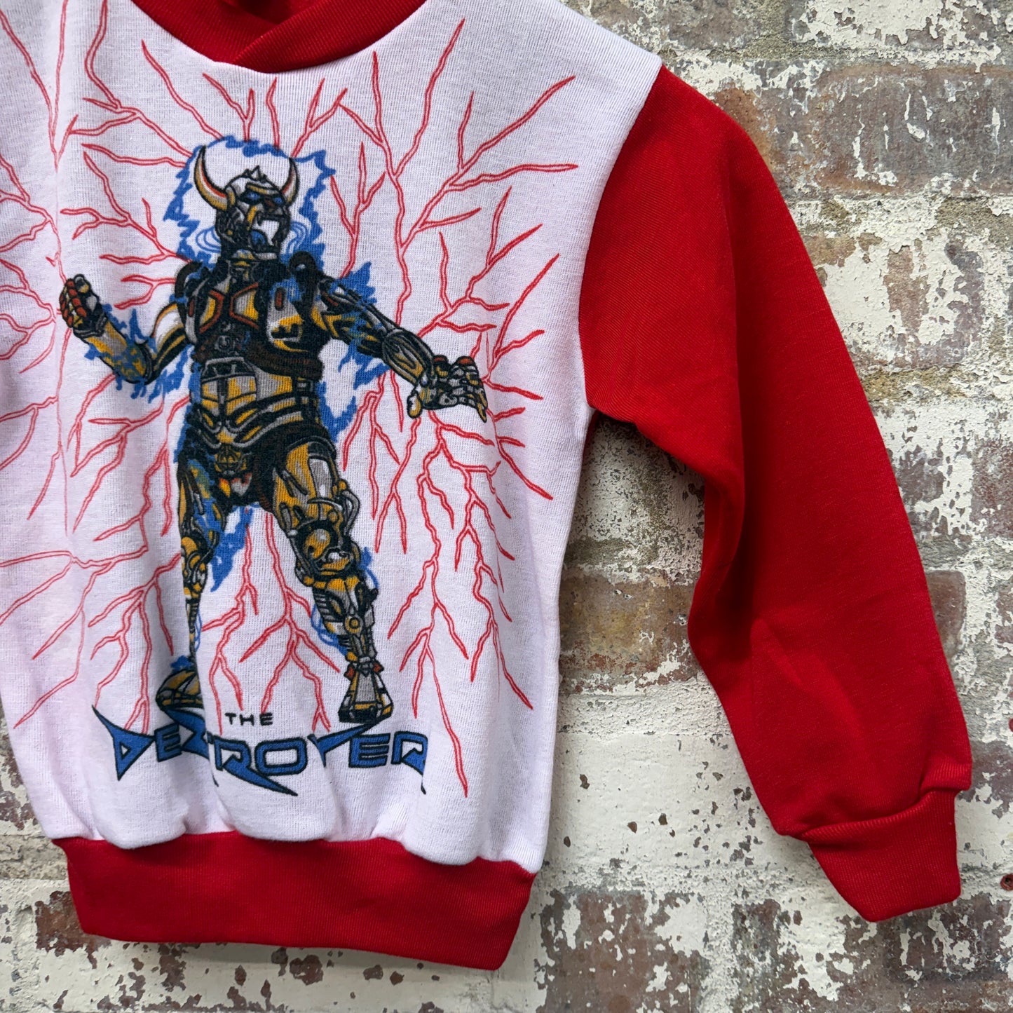 1970s Destroyer Graphic Kids Sweatshirt