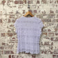 1990s Lilac Next Lace Cotton Blouse Top