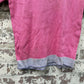1970s Pink Knitted Striped Cotton Top