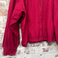 1960s Red Cotton rayon Golf Harrington Jacket