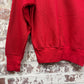 RARE 1950s 1960s Red British Single V Blank Sweatshirt