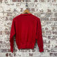 RARE 1950s 1960s Red British Single V Blank Sweatshirt
