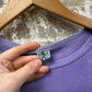 1970s Purple Punk Patched T-Shirt