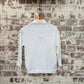 1970s White Graphic Knitted Button Shirt