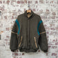 1980s Italian Wool Knitted Zip Up Jacket