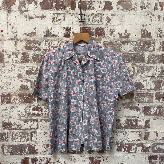 1960s British Patterned Leisure Shirt