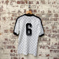 1980s White Patterned Puma Sports T-Shirt