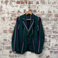1940s Striped University Suit Blazer Jacket