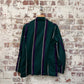 1940s Striped University Suit Blazer Jacket