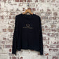 Black Fred Perry Embroidered Sweatshirt