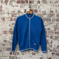 1970s Blue Knitted Zip Up Track Top