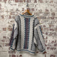 1960s Multicoloured Wool Chunky Knitted Jumper