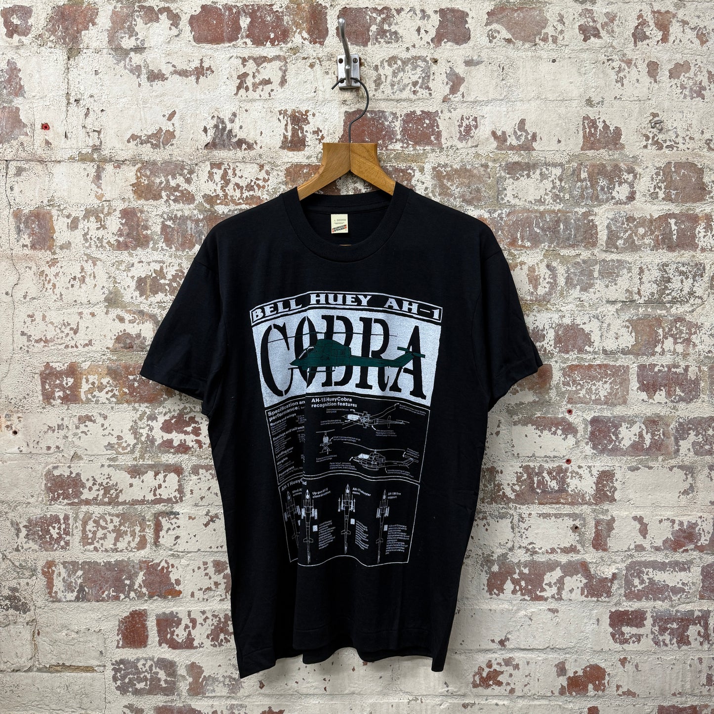 1980s Black Graphic T-Shirt