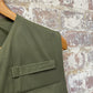 1970s Green British Padded Fishing Gilet Jacket