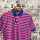 2000s Pink Striped Ralph Lauren Polo Shirt
