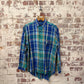 1980s Checkered Multicoloured Button Up Shirt
