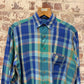 1980s Checkered Multicoloured Button Up Shirt