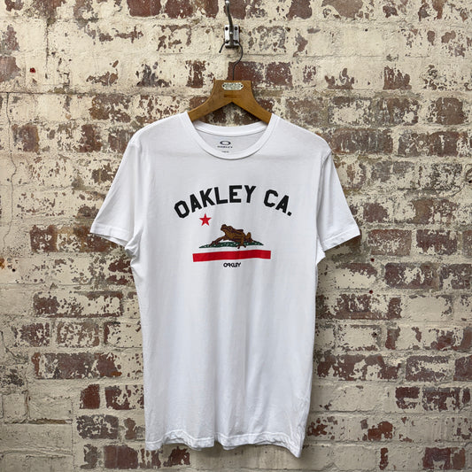 White Oakley Graphic T-Shirt