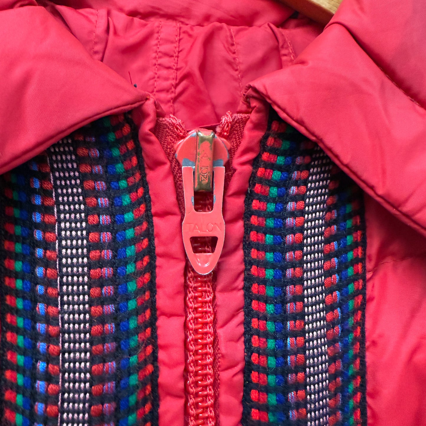1970s Red Goose Down Ski Jacket