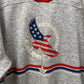1980s Grey Oversized Short Sleeved Sweatshirt