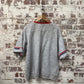1980s Grey Oversized Short Sleeved Sweatshirt