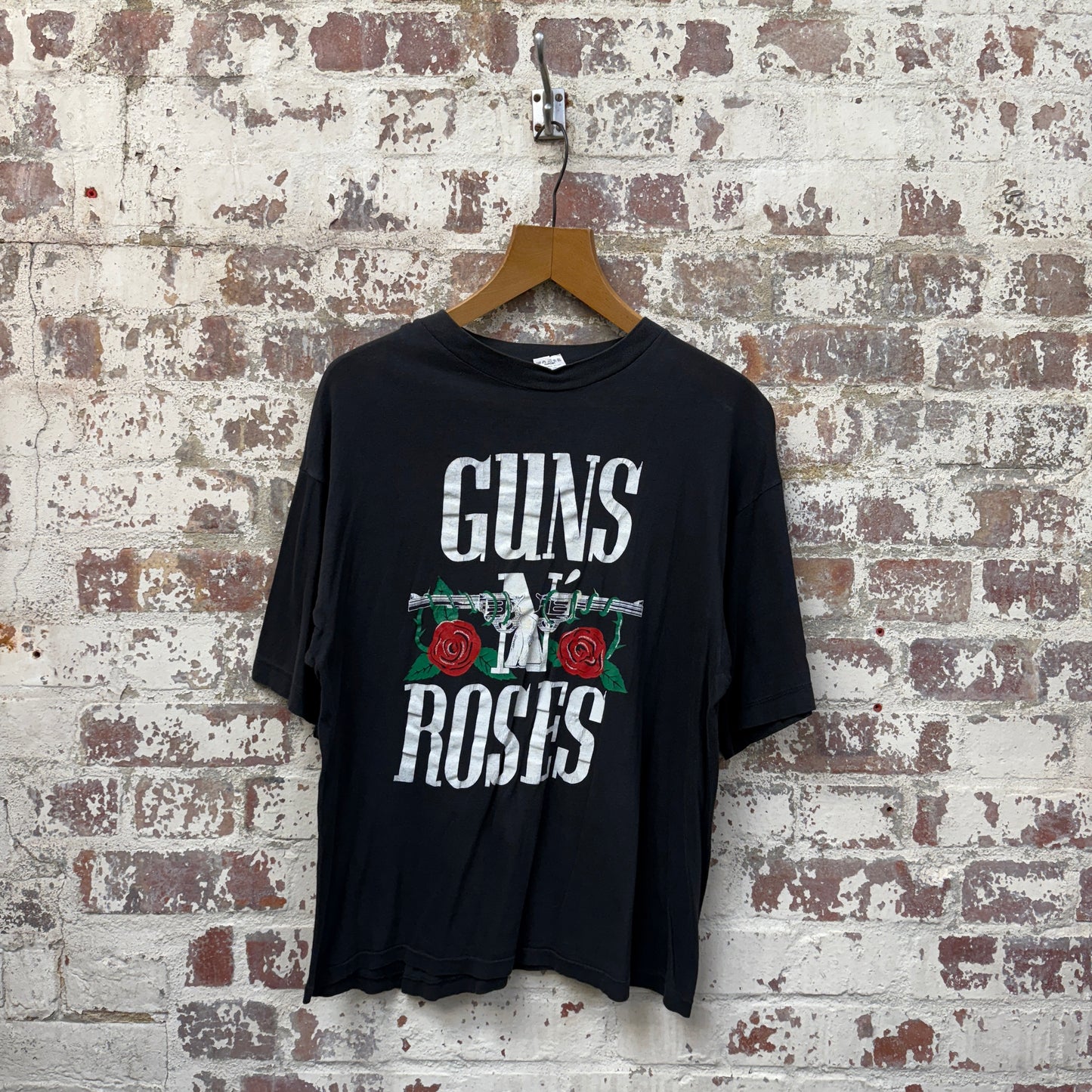 1980s Black 'Guns N Roses' Graphic Tour T-Shirt