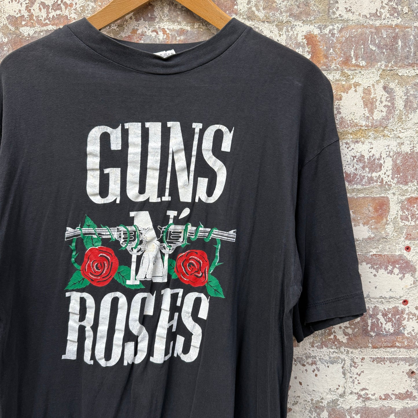 1980s Black 'Guns N Roses' Graphic Tour T-Shirt