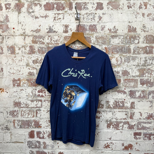 1990 Navy Chris Rhea Tour Graphic T-Shirt
