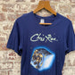 1990 Navy Chris Rhea Tour Graphic T-Shirt