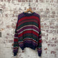 1990s Coogi Style Multicoloured Knitted Jumper