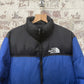 Blue and Black The North face Puffer Jacket