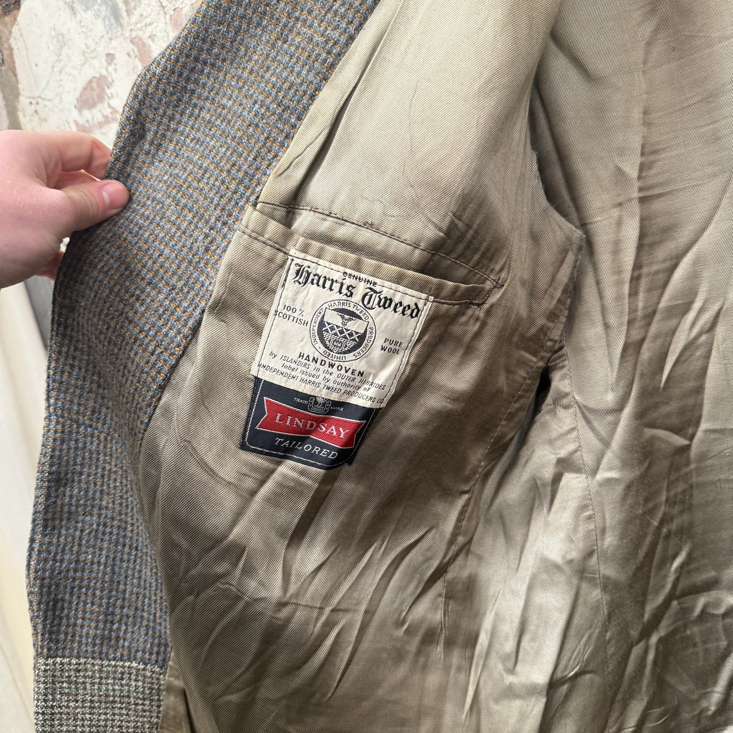 1950s British Harris Tweed 'Lindsay' Blazer Jacket