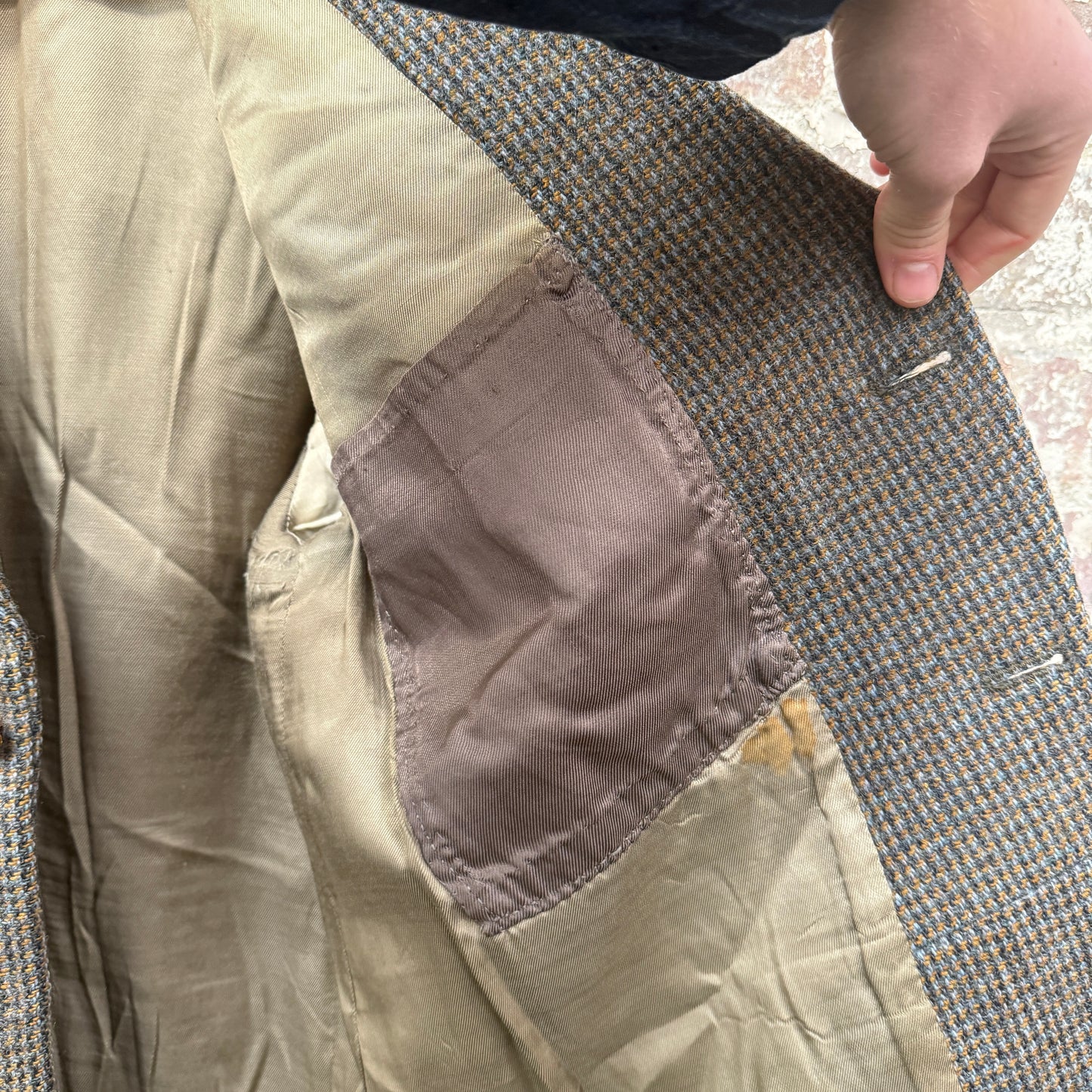 1950s British Harris Tweed 'Lindsay' Blazer Jacket