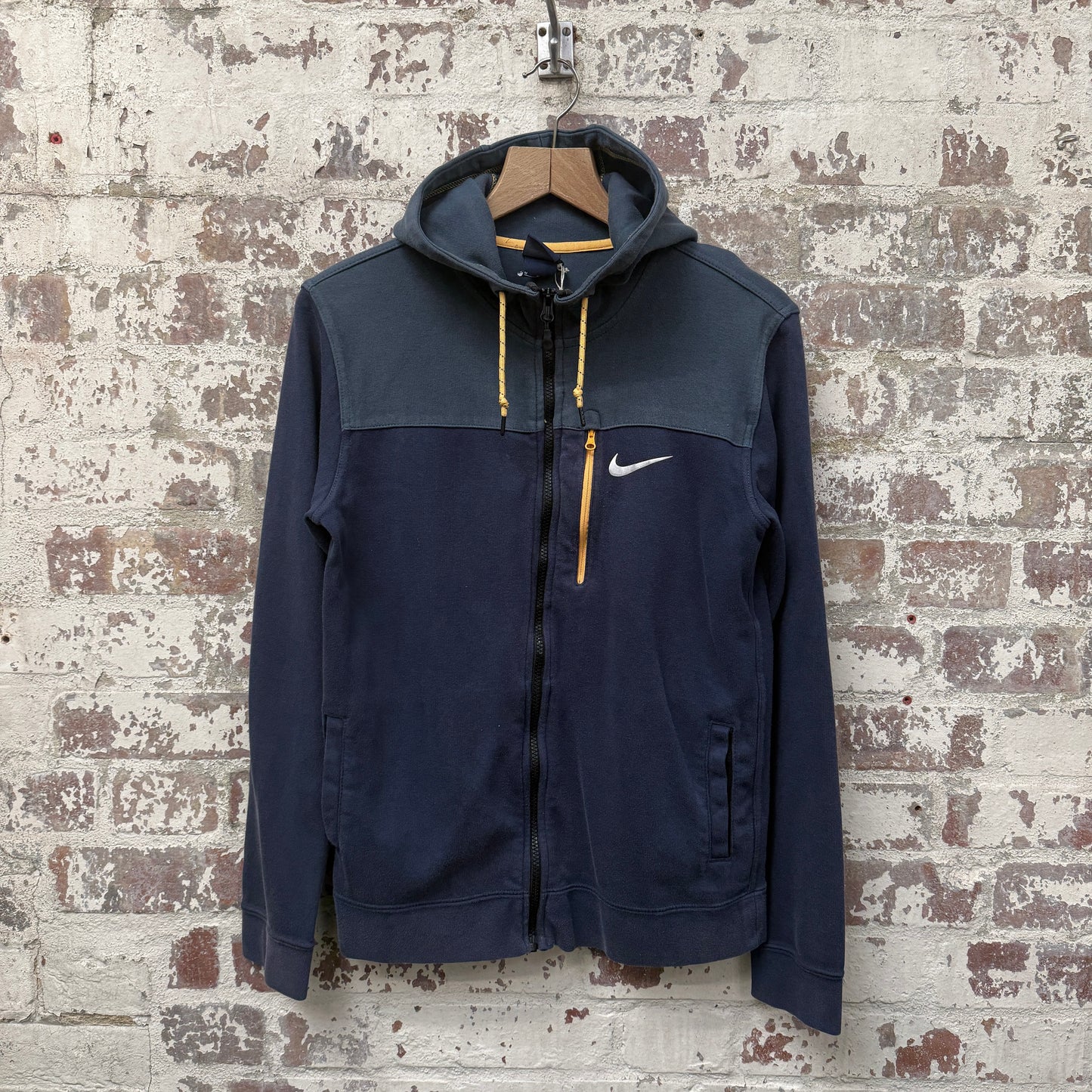 Navy Nike Zip Up Hoodie Jumper