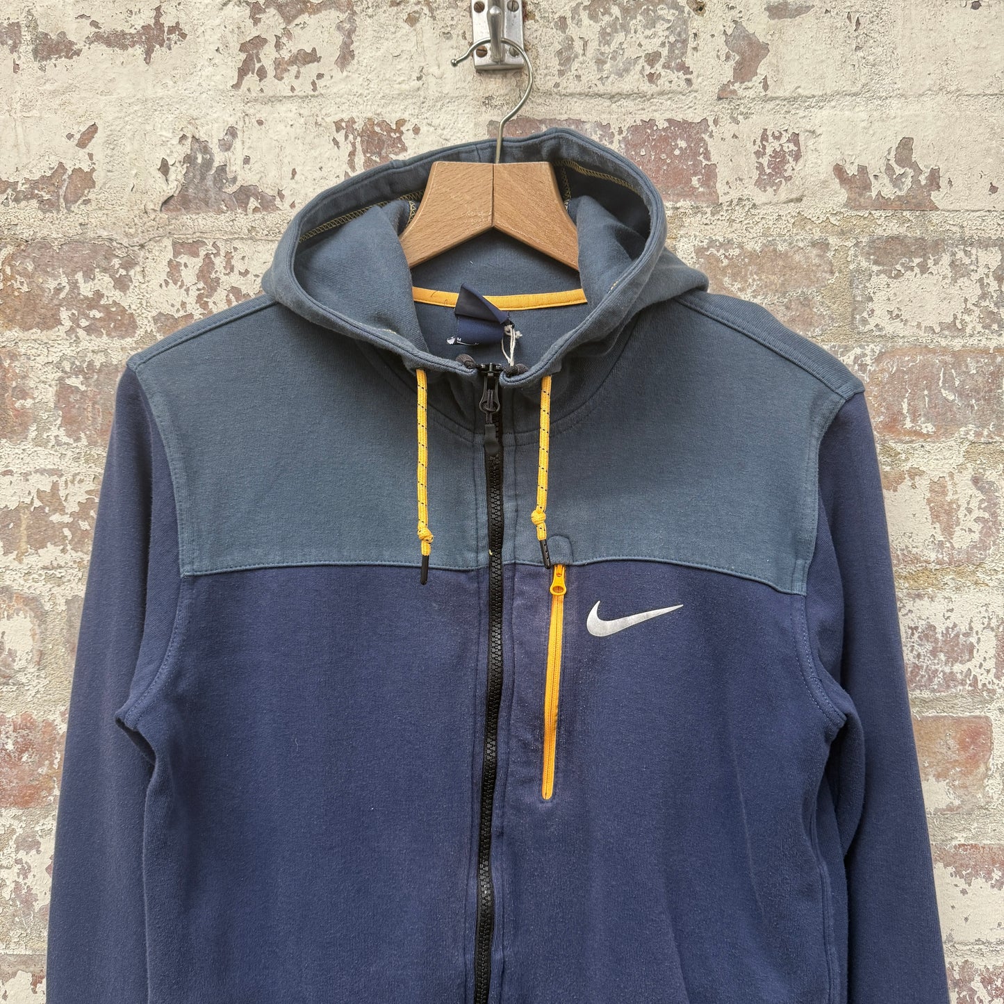 Navy Nike Zip Up Hoodie Jumper