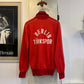 1980s Red Graphic Track Top