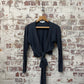1990s Black French Connection Cardigan Top