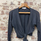 1990s Black French Connection Cardigan Top