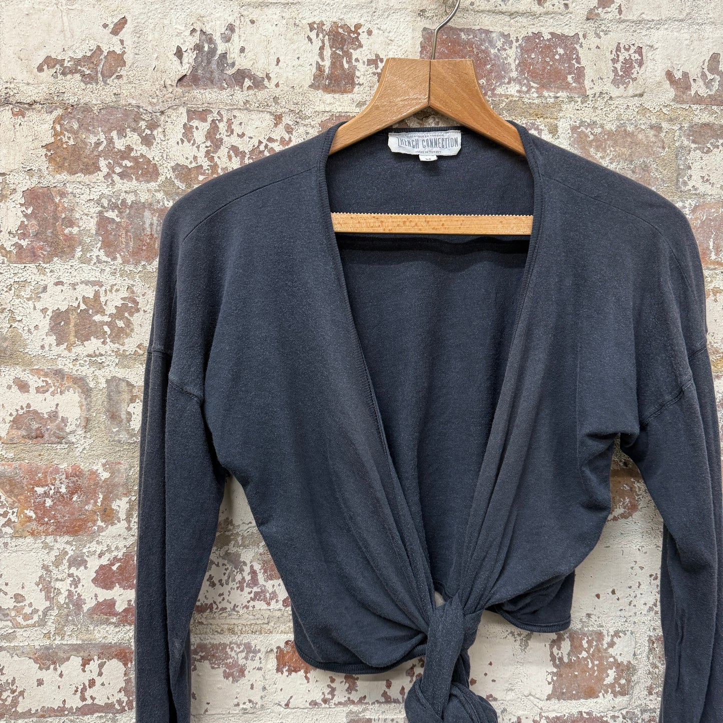 1990s Black French Connection Cardigan Top