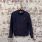 Navy Lacoste Zip Up Sweatshirt