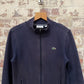 Navy Lacoste Zip Up Sweatshirt