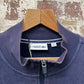 Navy Lacoste Zip Up Sweatshirt