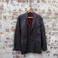 1980s Brown Leather Blazer Style Jacket