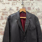 1980s Brown Leather Blazer Style Jacket