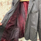 1980s Brown Leather Blazer Style Jacket