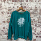 1980s Turquoise Pub Graphic Sweatshirt