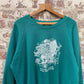 1980s Turquoise Pub Graphic Sweatshirt