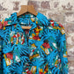 1970s Hawaiian Print Long Sleeved Shirt