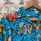 1970s Hawaiian Print Long Sleeved Shirt