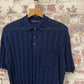 1970s Style Italian Knitted Polo Shirt Top